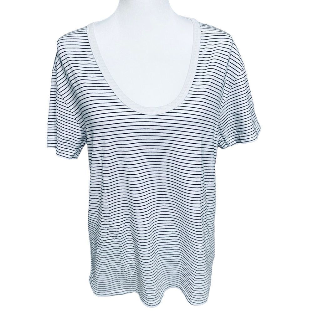 Adriano Goldschmied Striped T-Shirt Sz M